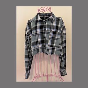 Forever 21 Cropped Flannel